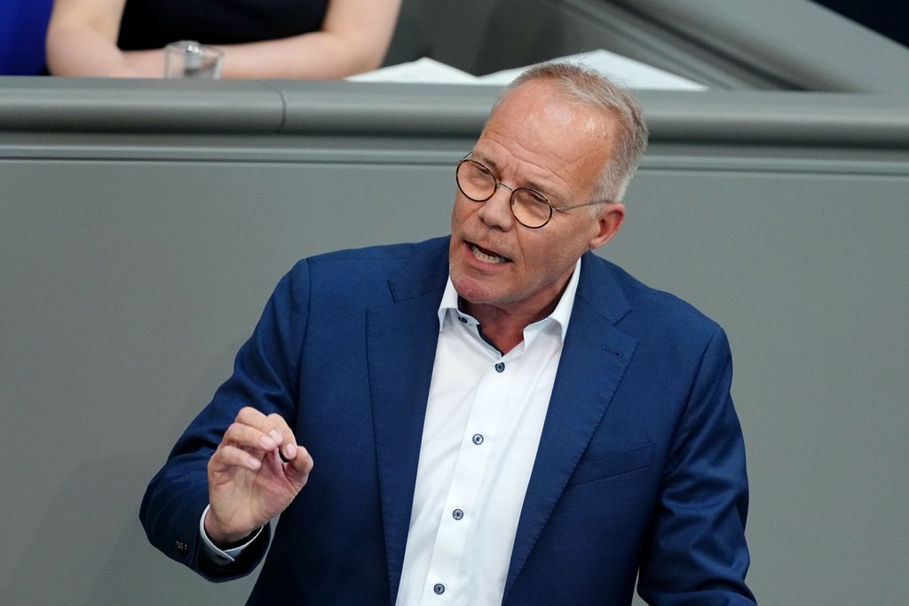 SPD-Fraktionschef Matthias Miersch im Deutschen Bundestag.