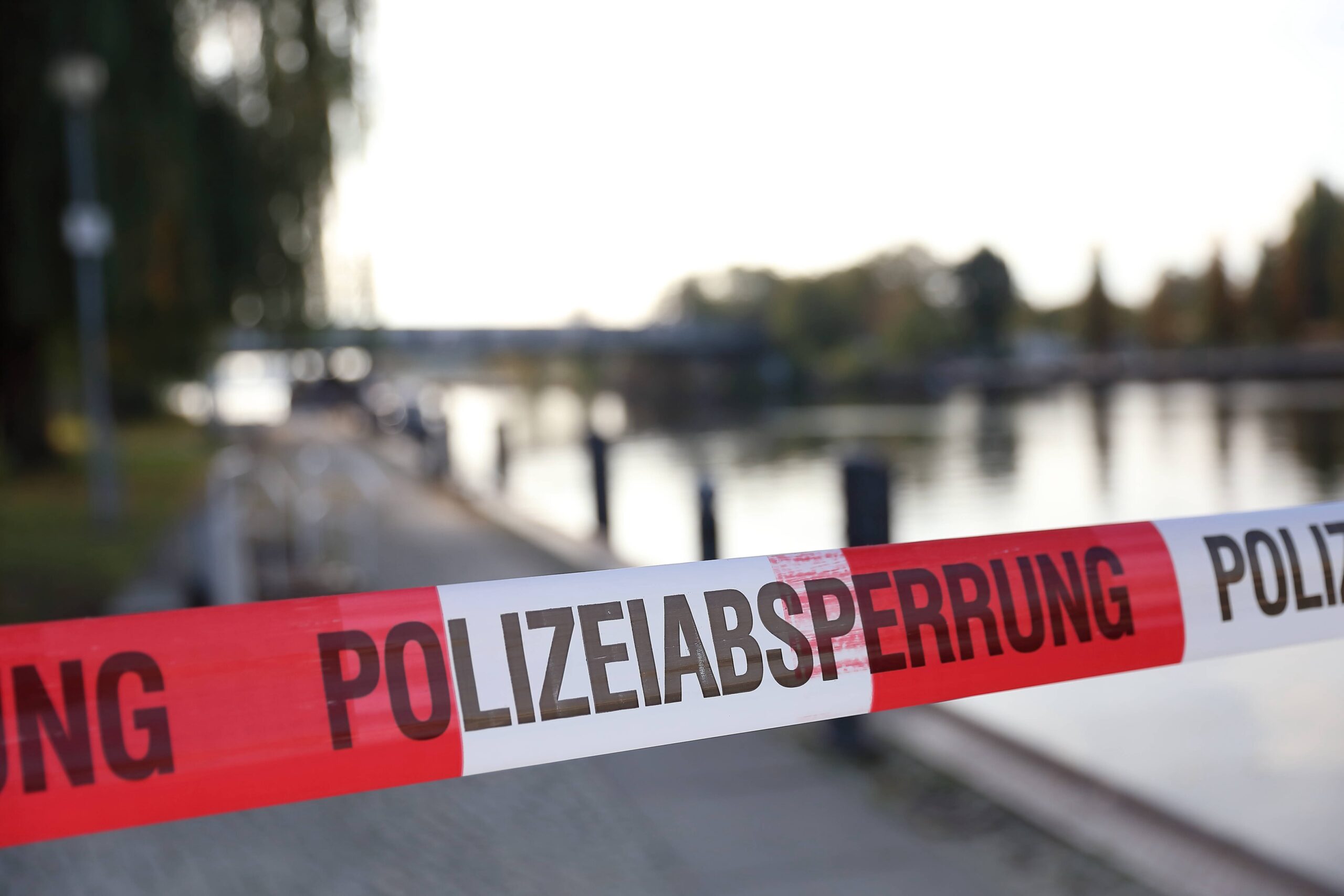 Absperrung, Polizei