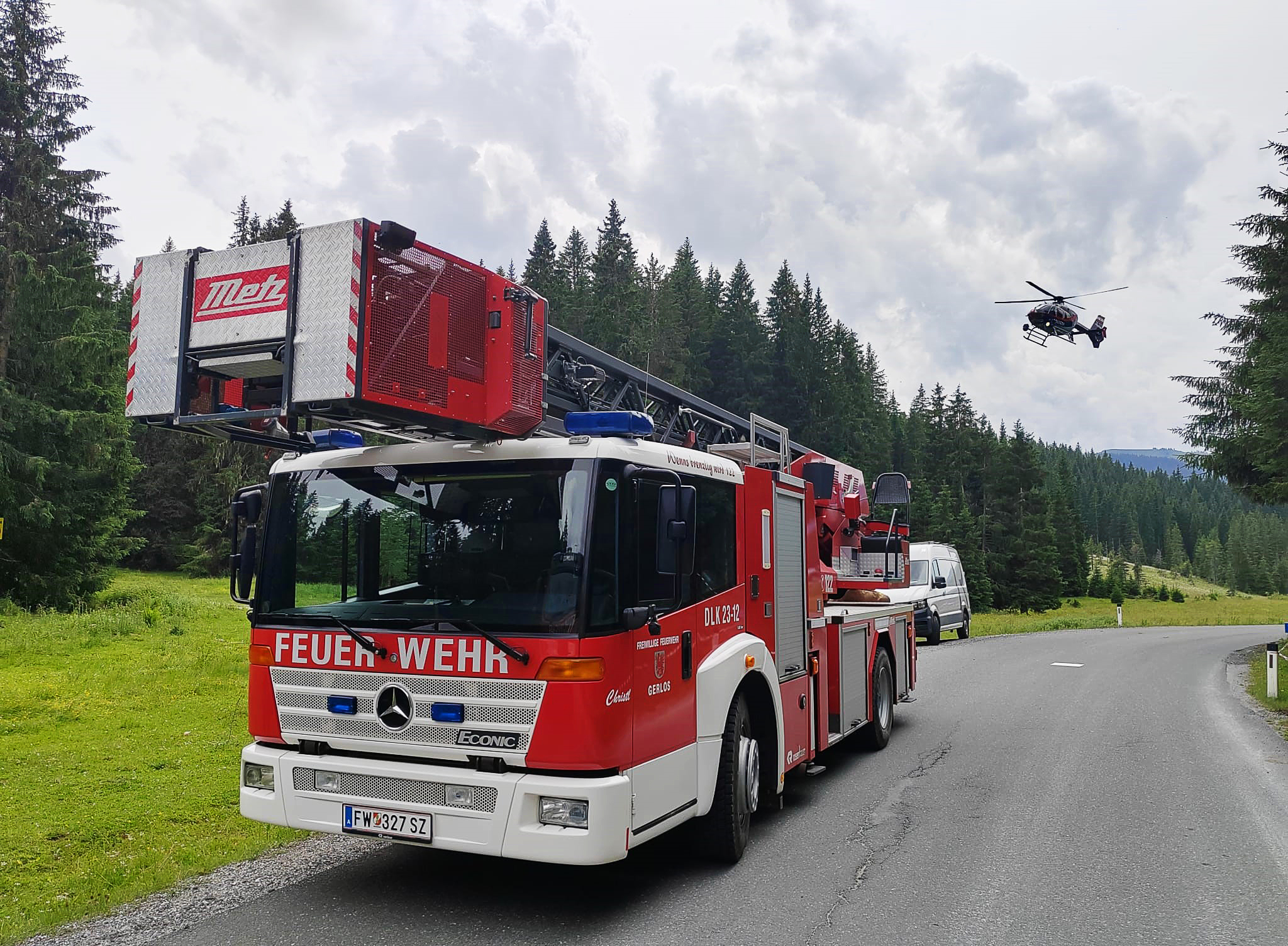 Absturz eines Kleinflugzeugs in Österreich