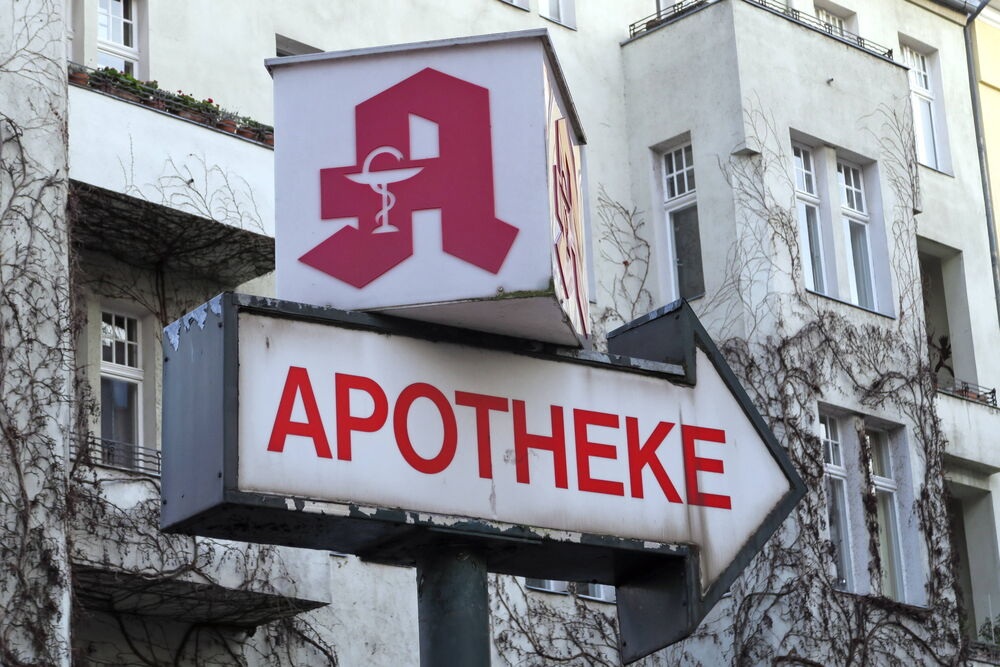 Apotheke Schild Symbolfoto