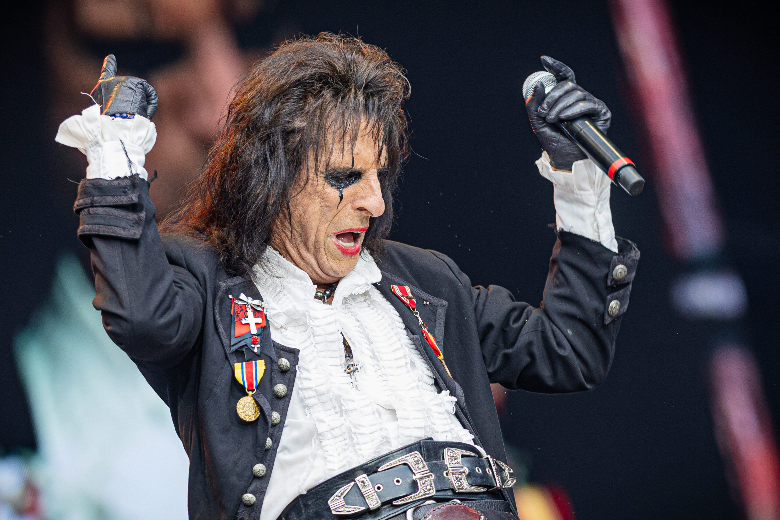 Der US-amerikanische Rockmusiker Alice Cooper