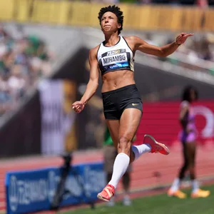 Malaika Mihambo beim Diamond-League-Meeting in Eugene