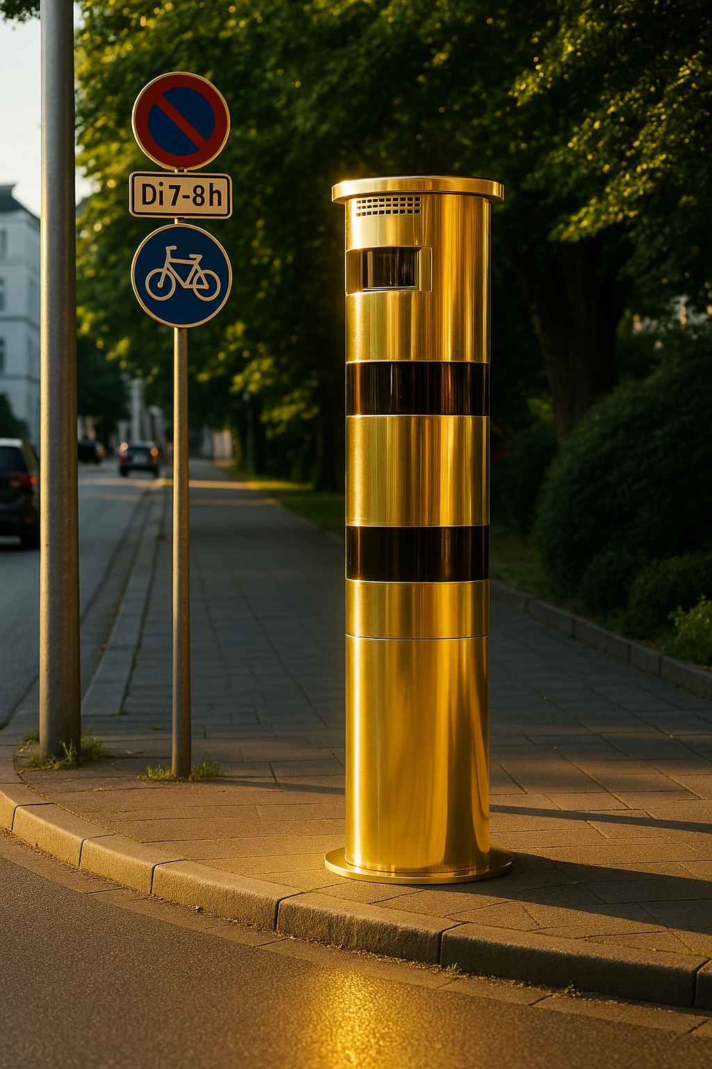 So stellt sich der Deutsche Anwaltverein den „Goldenen Blitzer“ vor.
