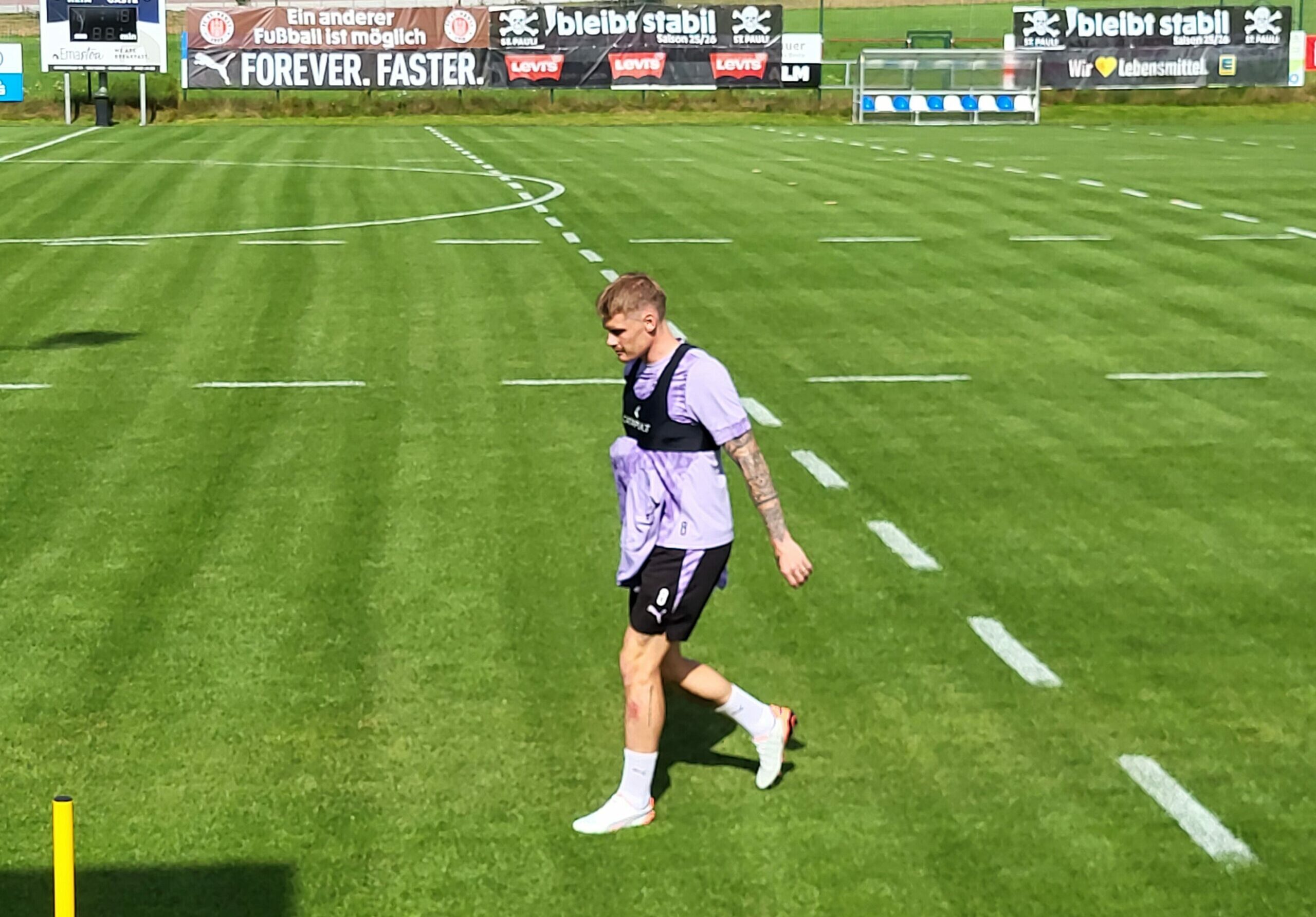 Eris Smith bricht das St. Pauli-Training ab