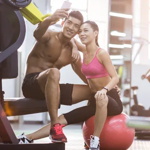 Selfie im Fitnessstudio
