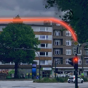 So könnte der neue Ampelmast am Eimsbütteler Marktplatz aussehen.