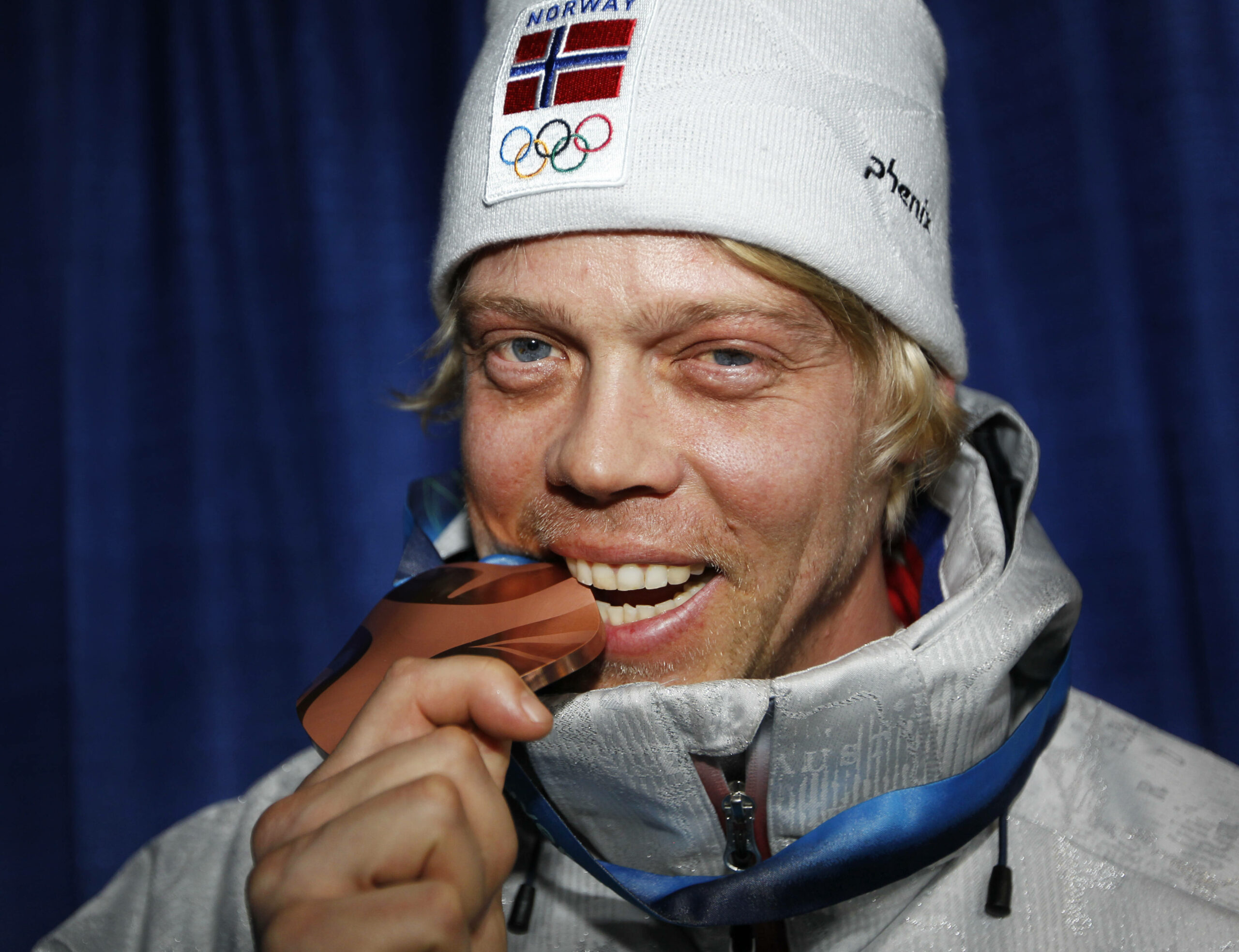 Audun Grönvold 2010 beim Gewinn der Bronzemedaille in Skicross