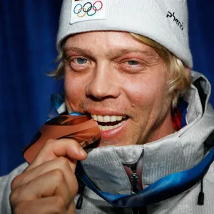Audun Grönvold 2010 beim Gewinn der Bronzemedaille in Skicross