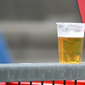 Ein Stadionbier