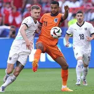 Österreichs Stefan Posch gegen Hollands Cody Gakpo
