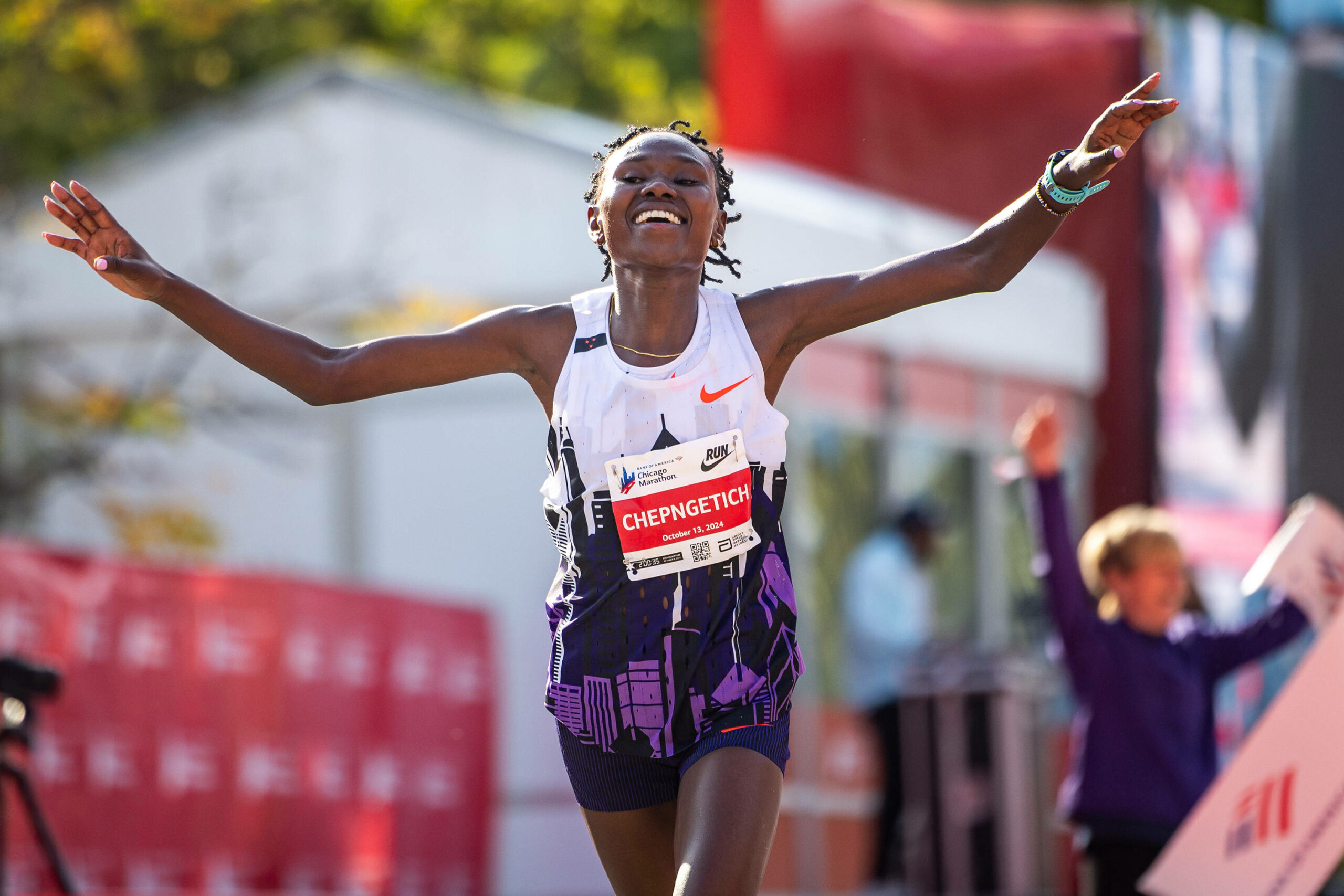 Ruth Chepngetich beim Chicago Marathon