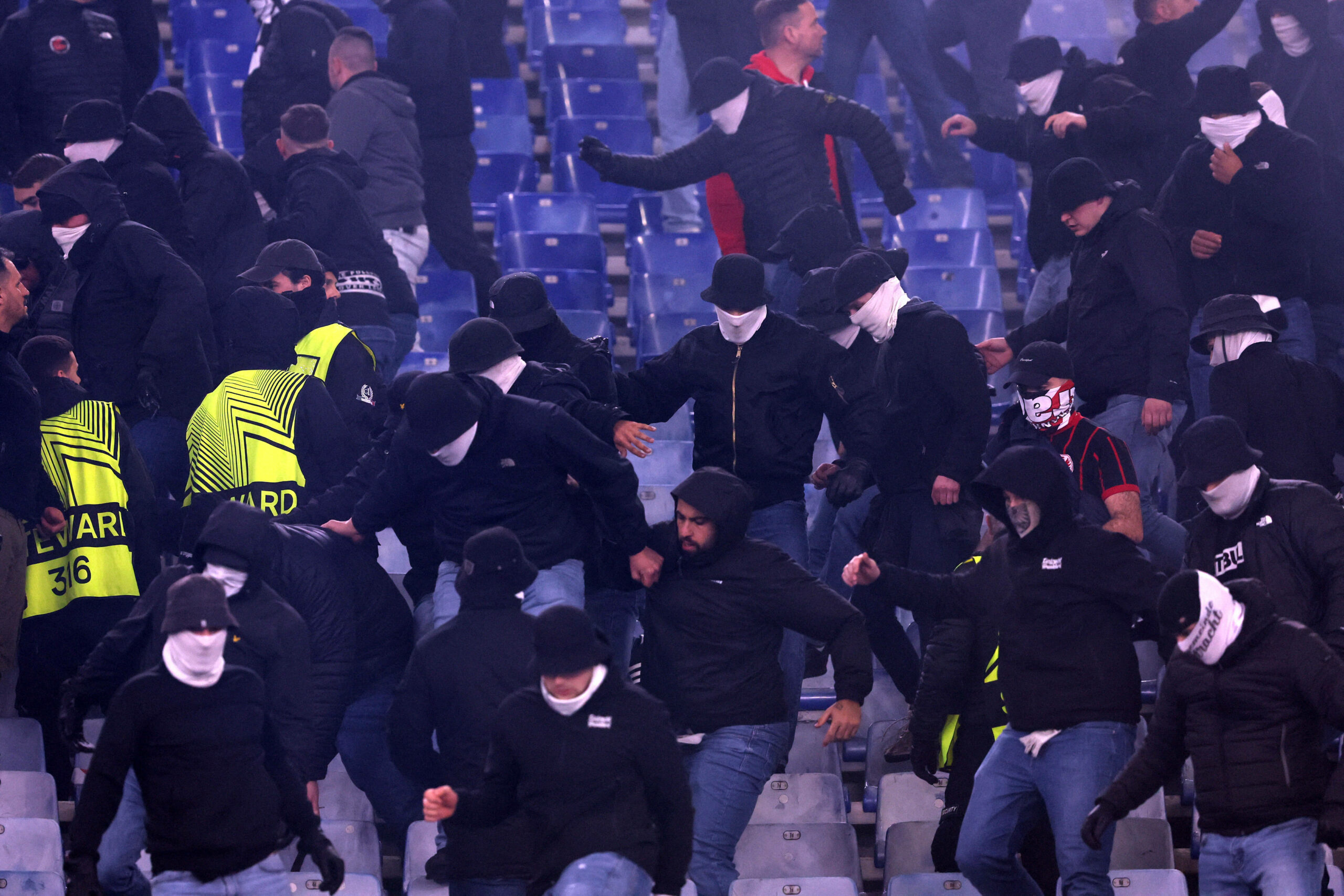 Ausschreitungen bei Fußballspiel in Italien