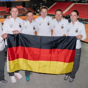 Deutsche Tennis-Frauen beim Billie Jean King Cup