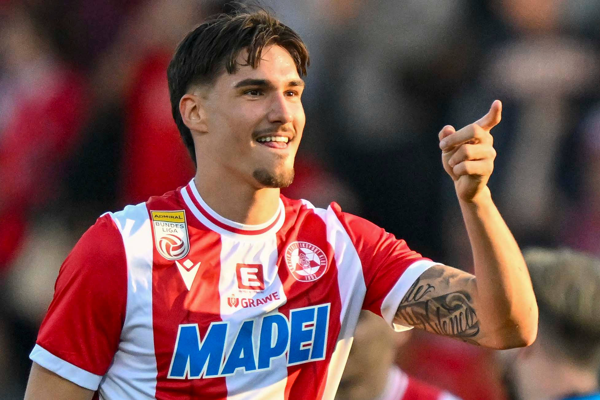 Antonio Tikvic war zuletzt von Watford an den Grazer AK ausgeliehen.