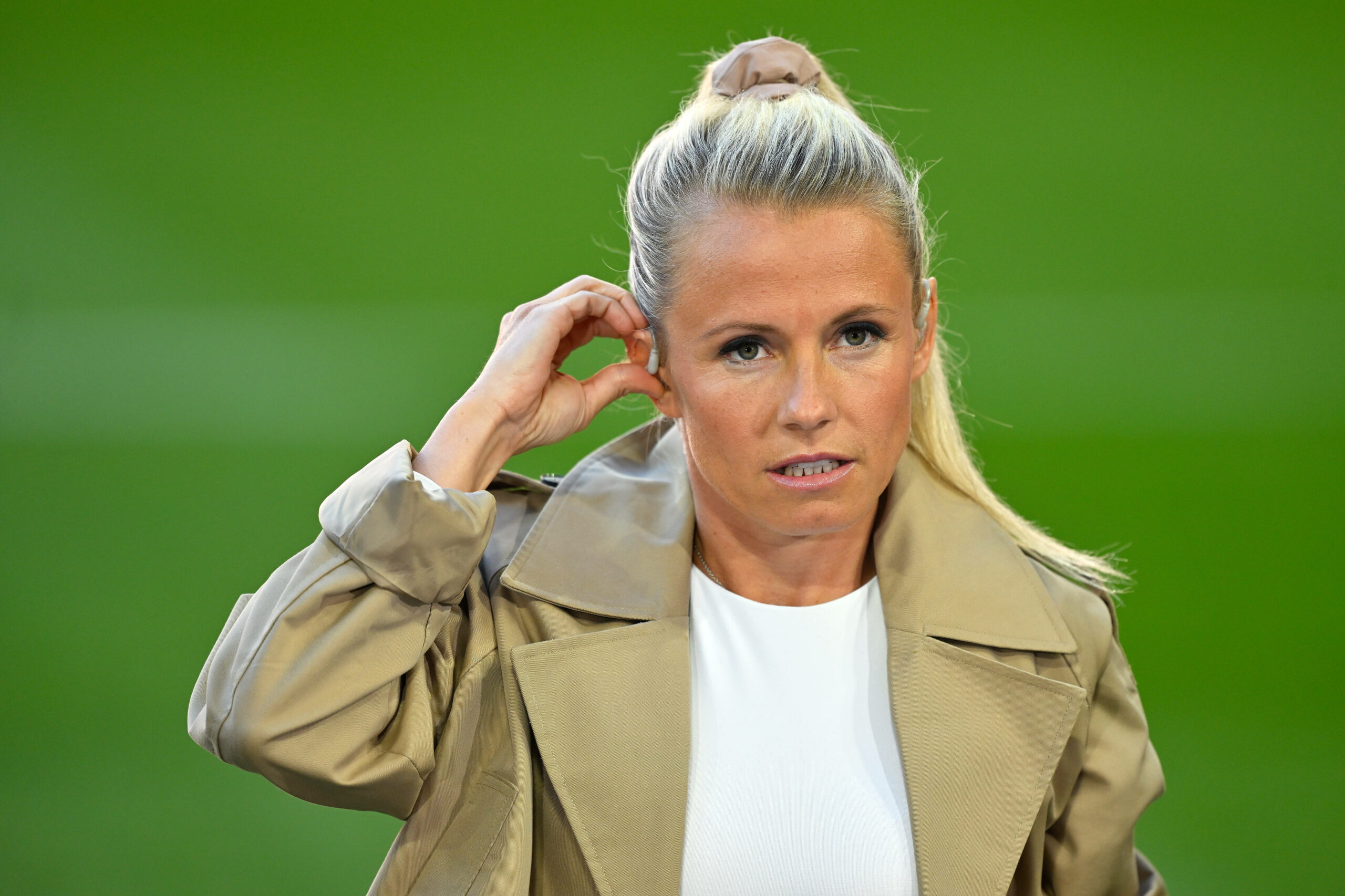 Julia Simic als Kommentatorin