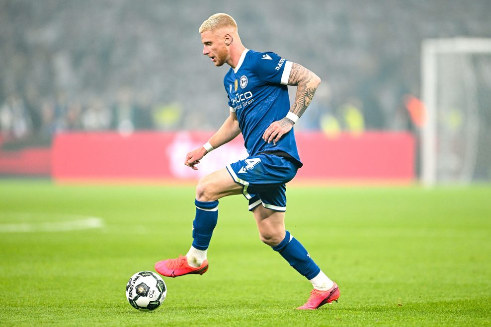 Louis Oppie im Pokalfinale gegen den VfB Stuttgart