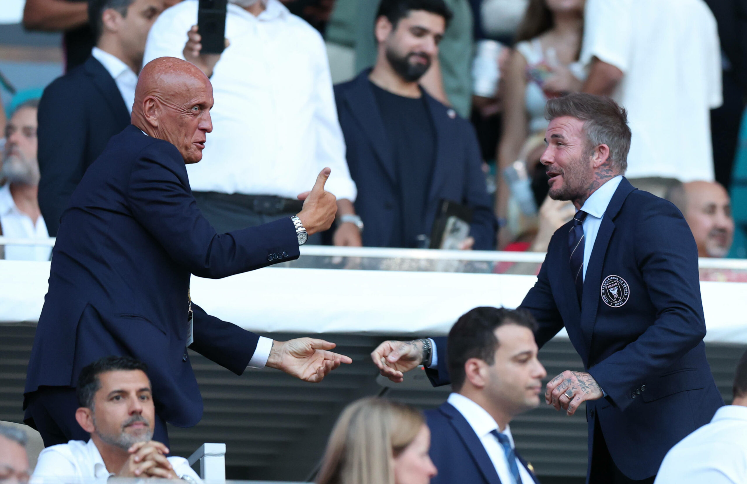 Schiri-Boss Pierluigi Collina als Zuschauer bei der Klub-WM in den USA