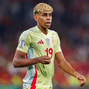 Lamine Yamal bei einem Spiel mit Spanien