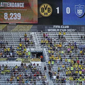 Den bislang letzten Dortmunder Sieg sahen nur wenige Menschen im Stadion.