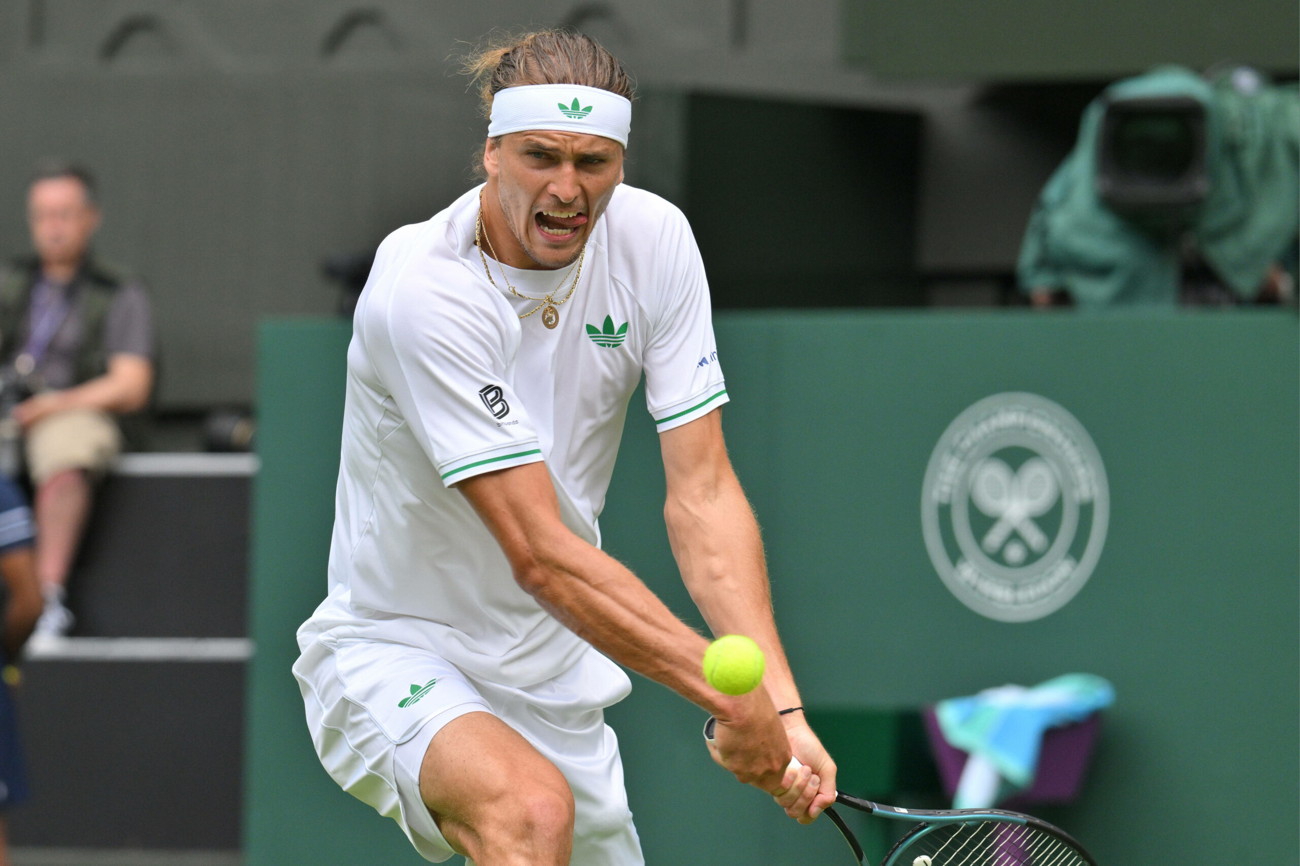 Alexander Zverev bei seinem letzten Tennis-Match gegen Arthur Rinderknech