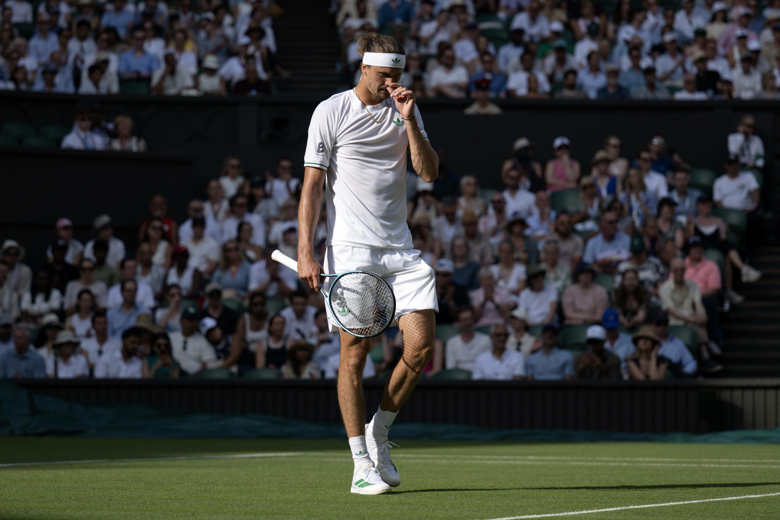 Alexander Zverev ist enttäuscht in Wimbledon