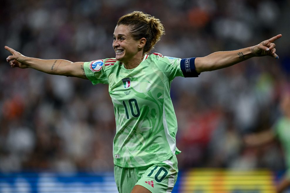 Cristiana Girelli jubelt