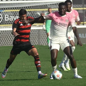 Victor Boniface im Leverkusener Testspiel gegen Flamengo