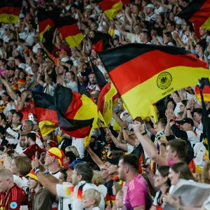 Deutsche Fans bei der Frauen-EM