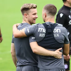 Johannes Eggestein im Austria-Training