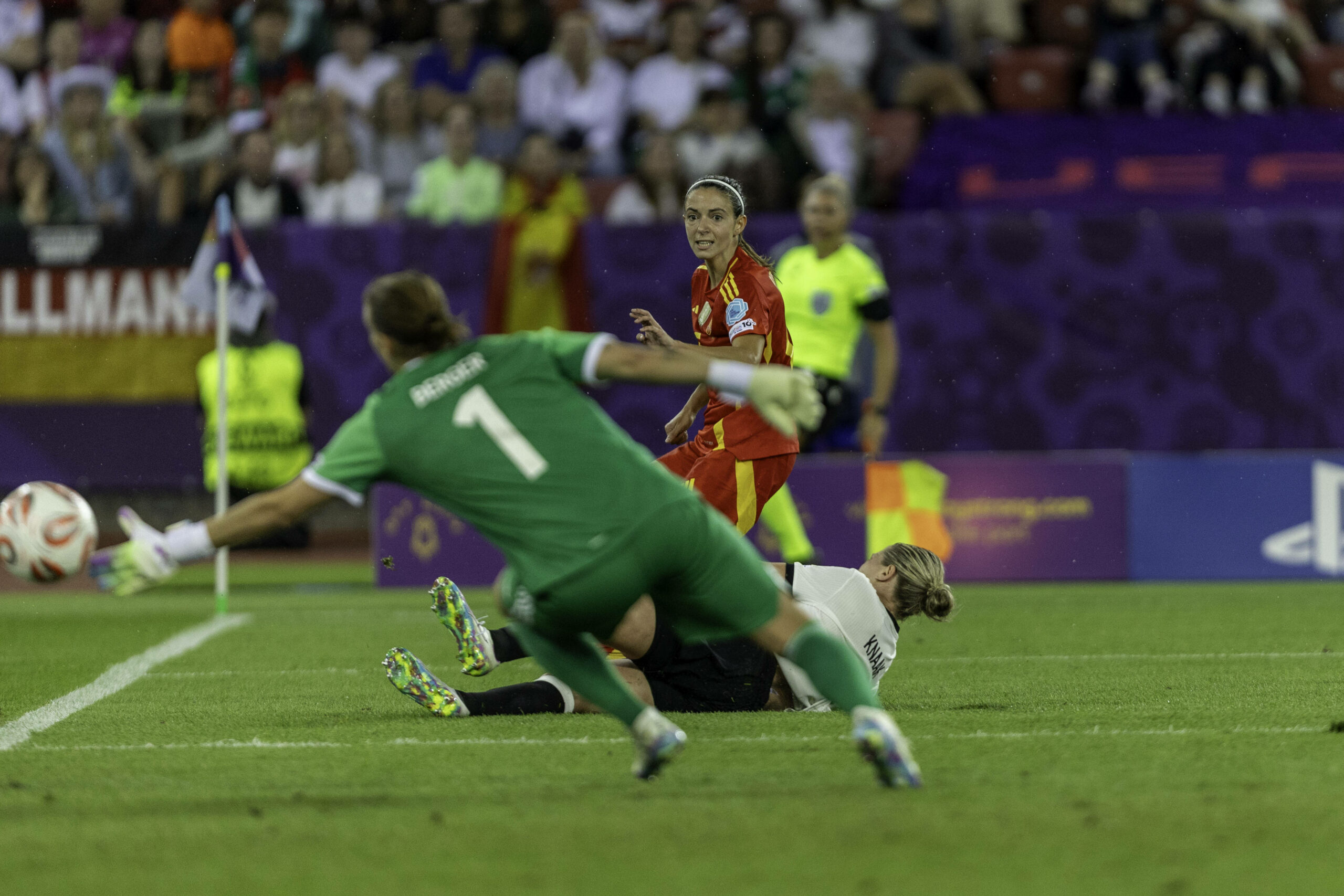 Aitana Bonmatí macht den entscheidenden Treffer gegen Deutschland