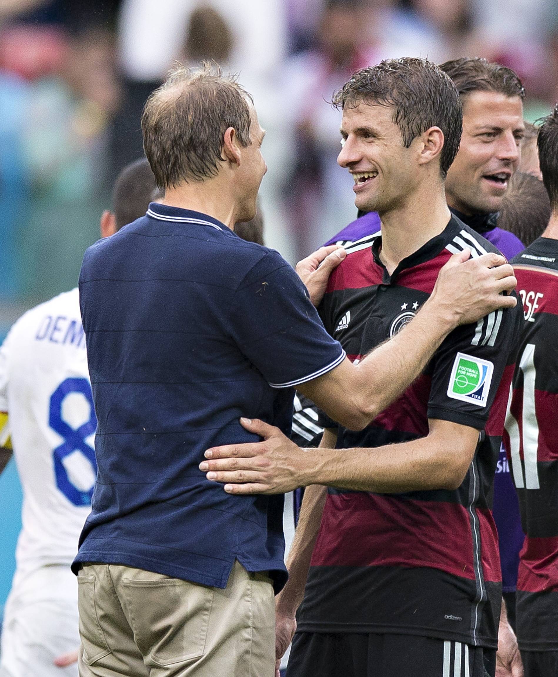 Jürgen Klinsmann und Thomas Müller