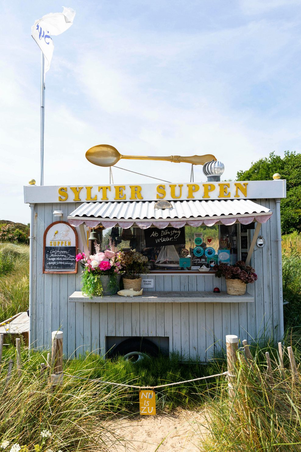 Urig: Der winzige Suppenwagen in List auf Sylt