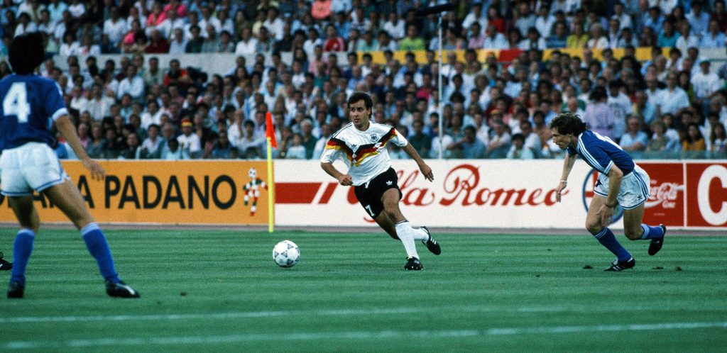 Pierre Littbarski im Finale der Weltmeisterschaft 1990