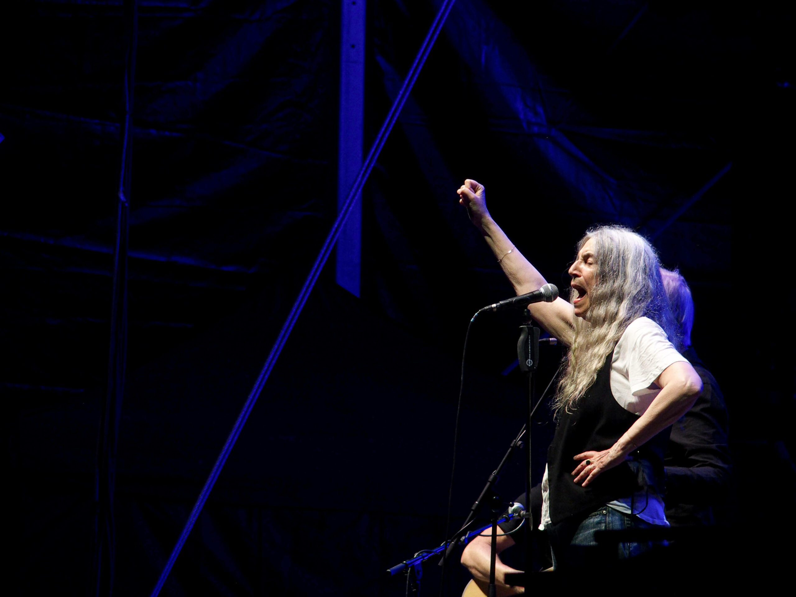 Patti Smith auf der Bühne