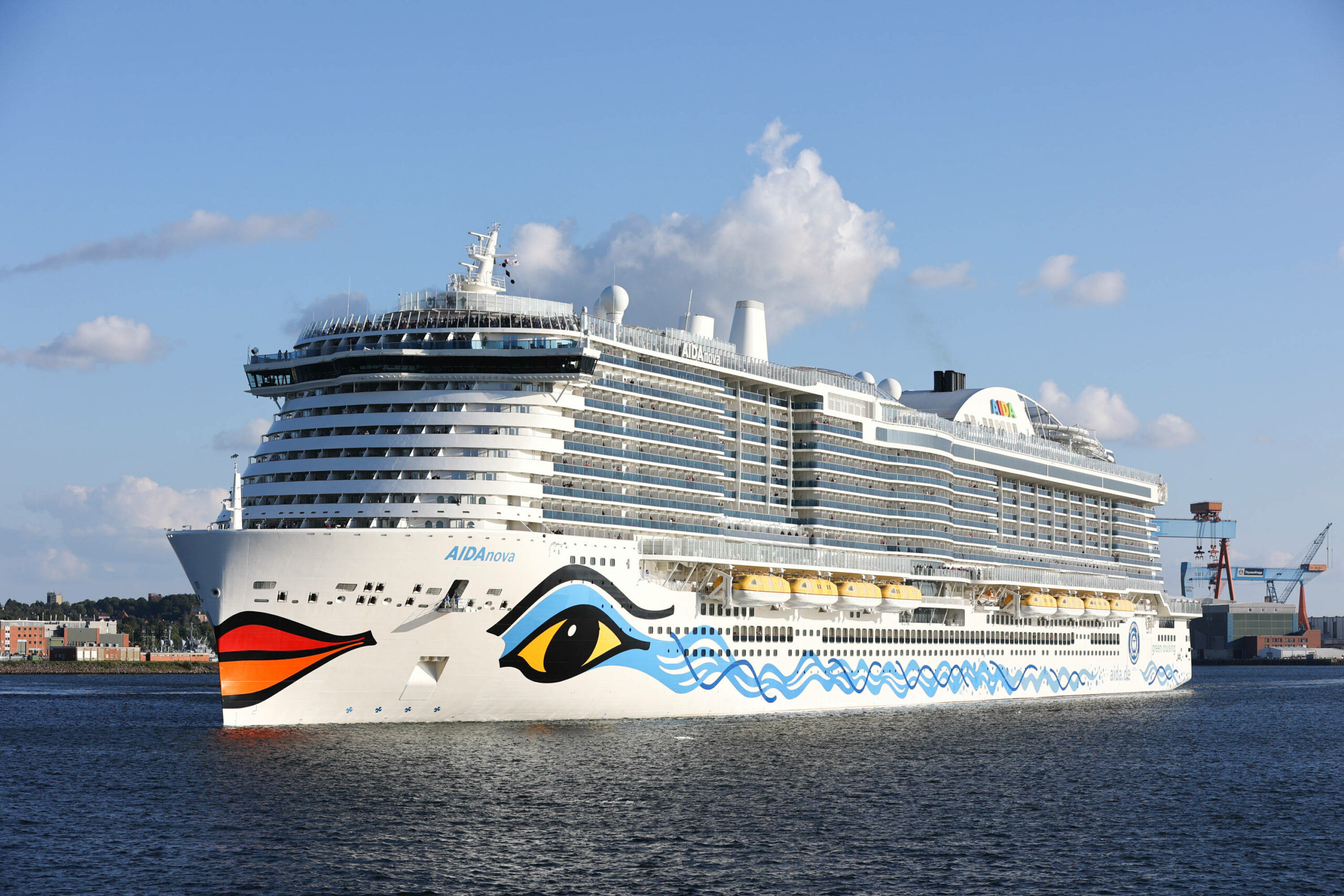 Auf dem Kreuzfahrtschiff „Aida Nova“ ging nachts ein junger Mann über Bord.