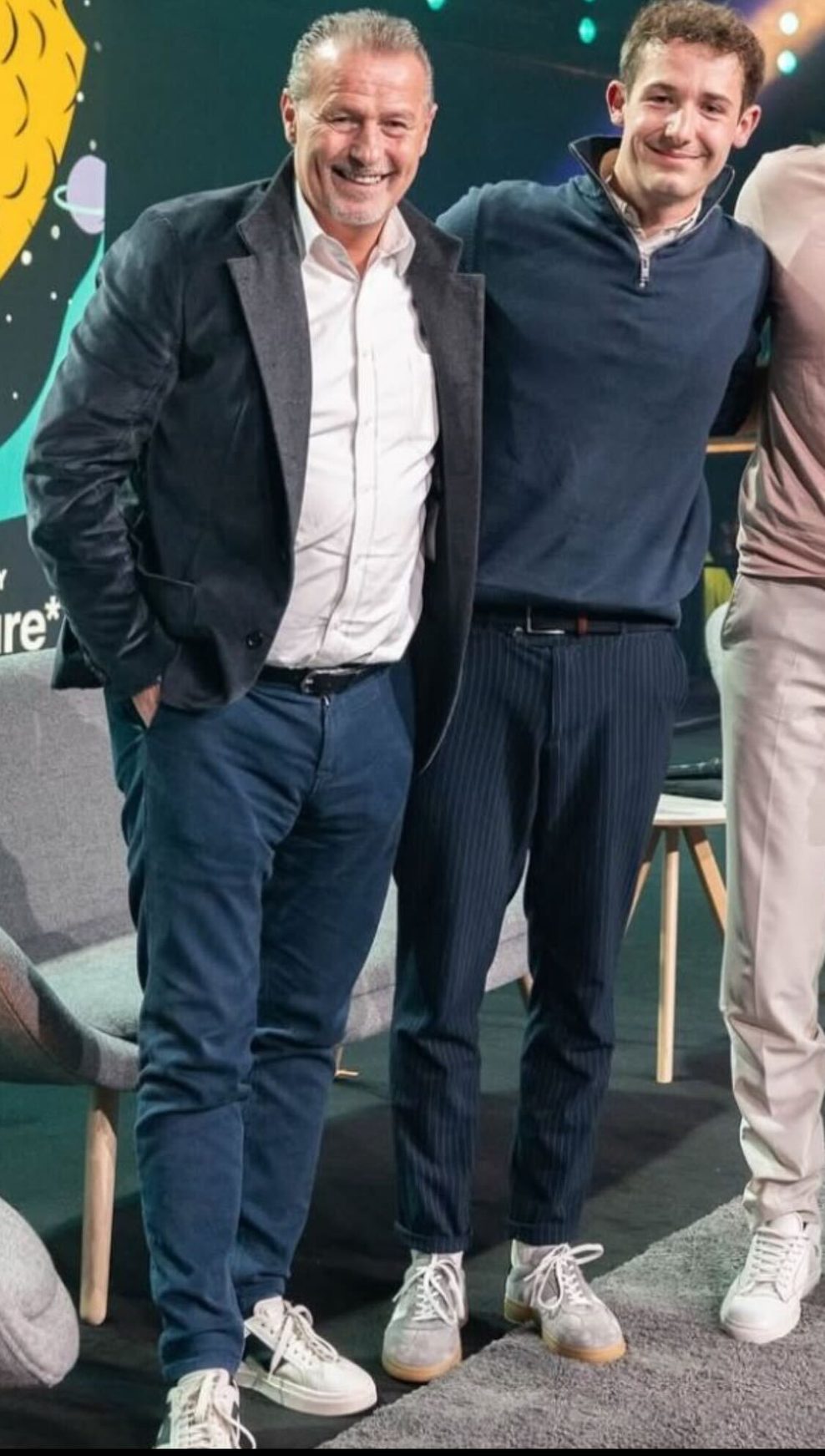 Karlheinz Hauser und Sohn Tom Hauser. Das Foto veröffentlichte Tom Hauser auf einem LinkedIn Profil
