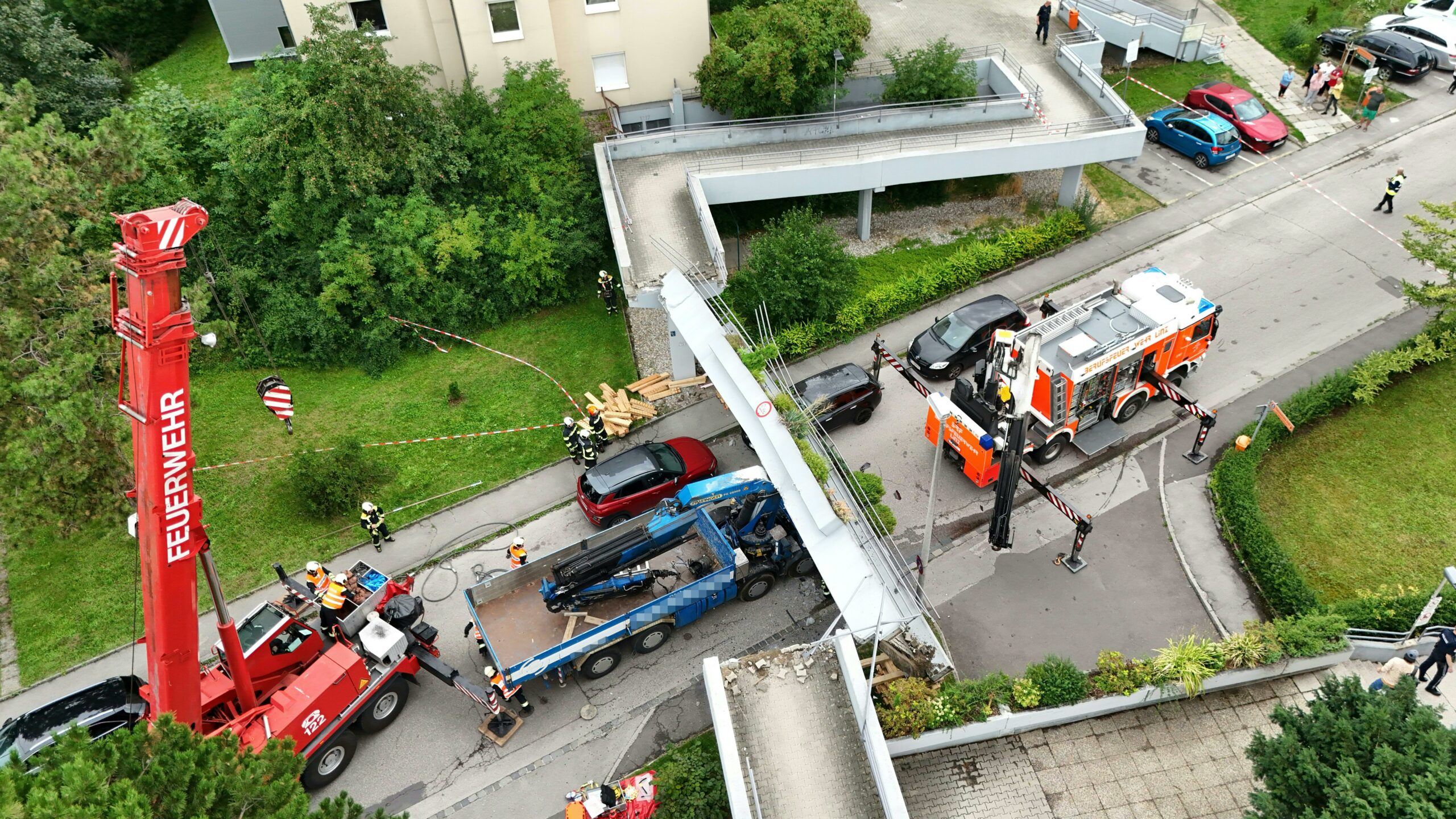 eingestürzte Brücke