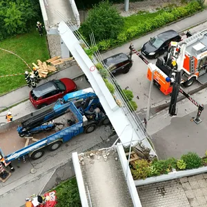 eingestürzte Brücke