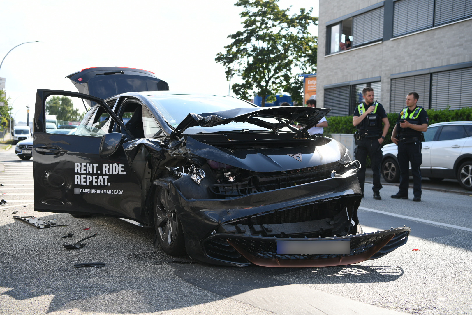 Carsharing Unfall