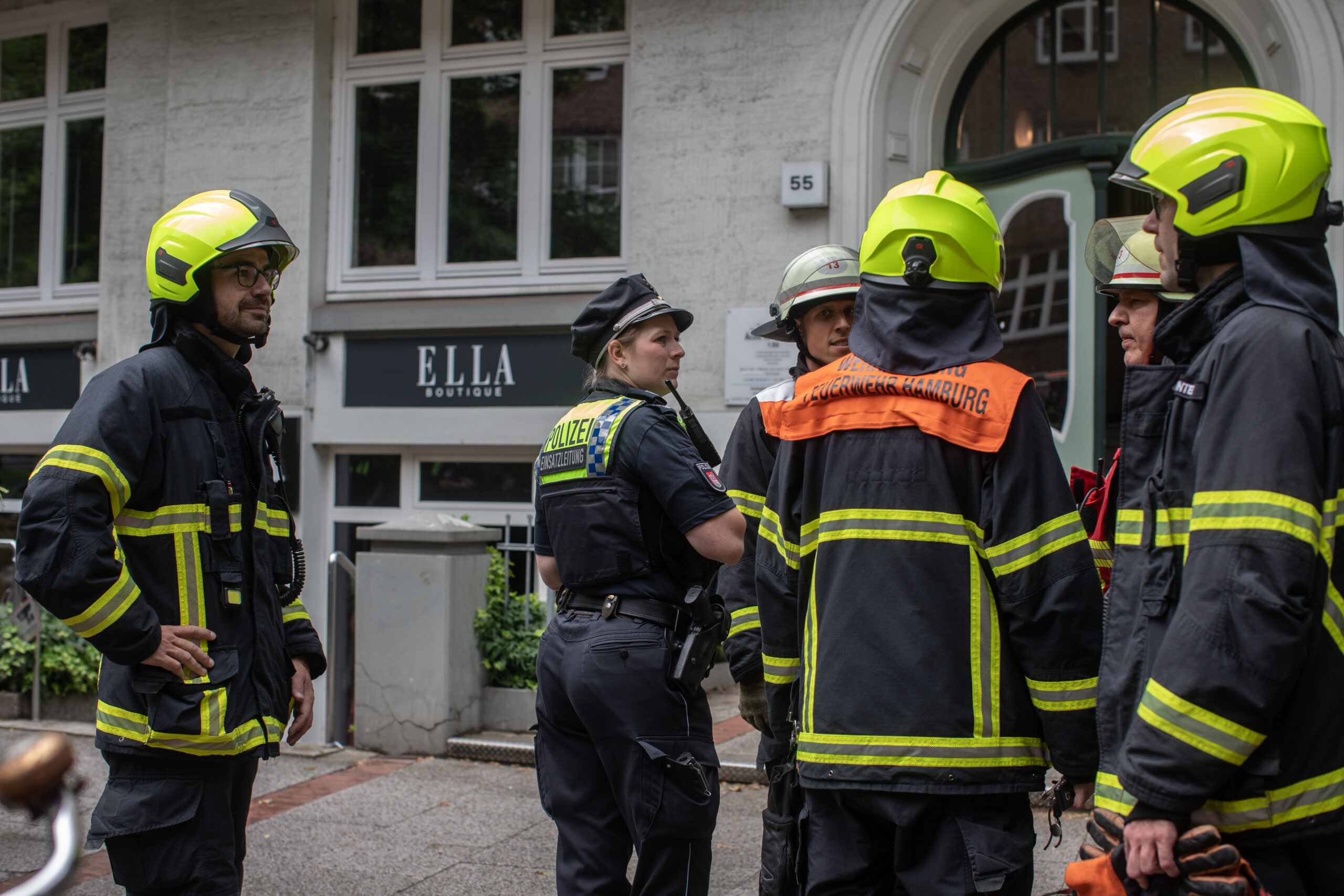 Feuer in Eppendorfer Boutique – Einstz dauerte längere Zeit an