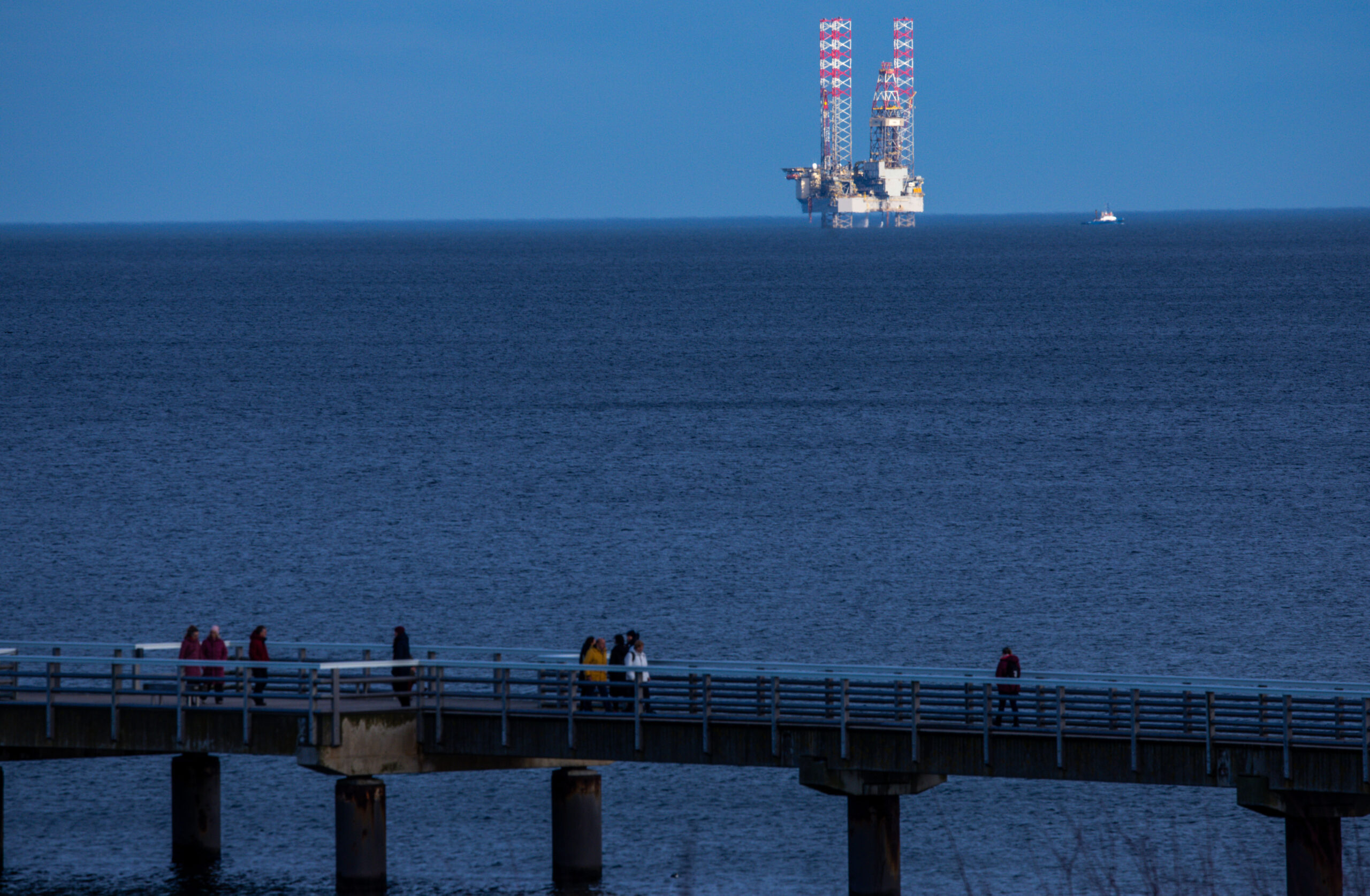 Ostsee, Usedom, Probebohren