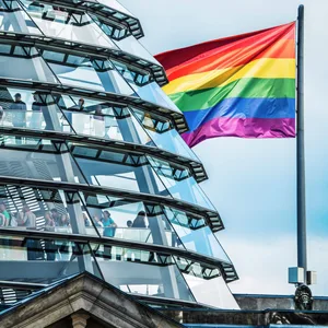 Regenbogenflagge, Bundestag