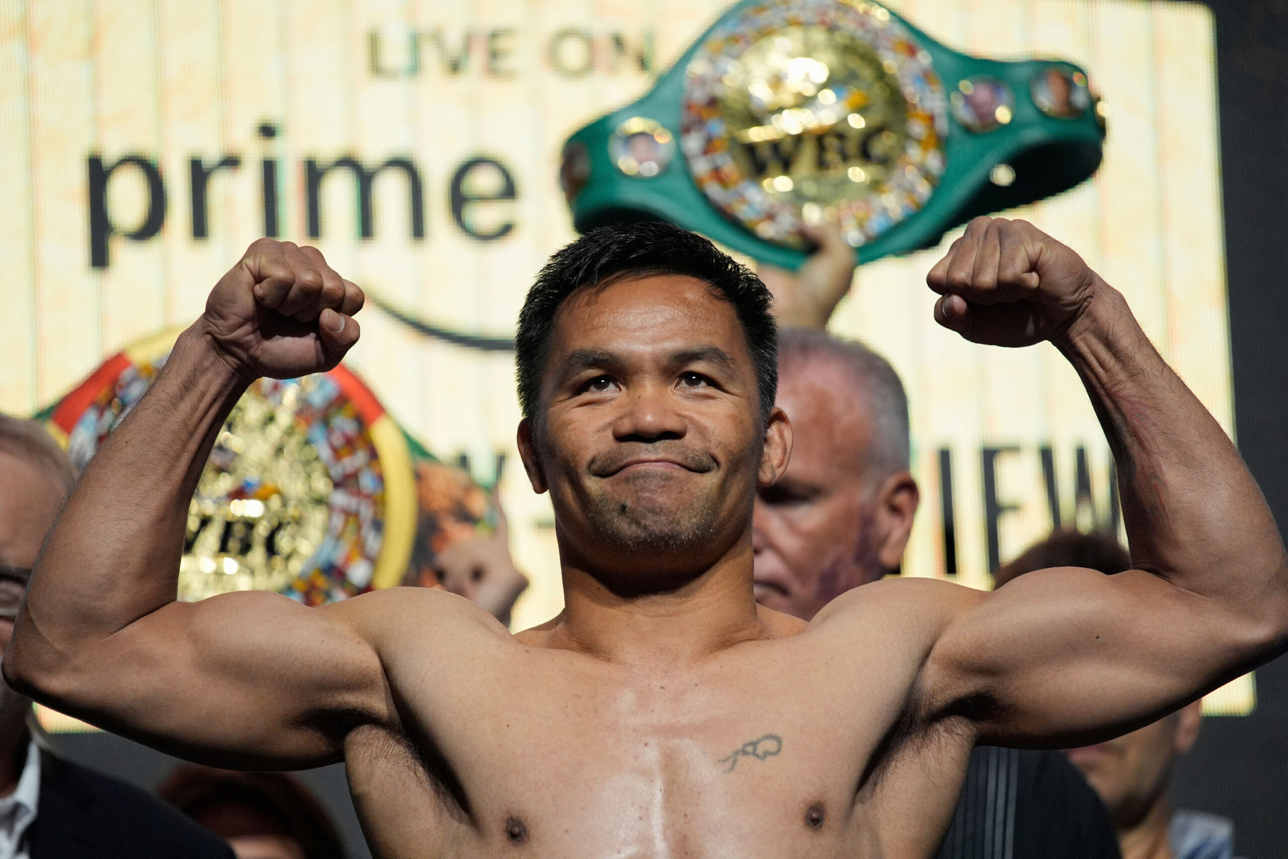 Manny Pacquiao vor seinem Comeback-Kampf