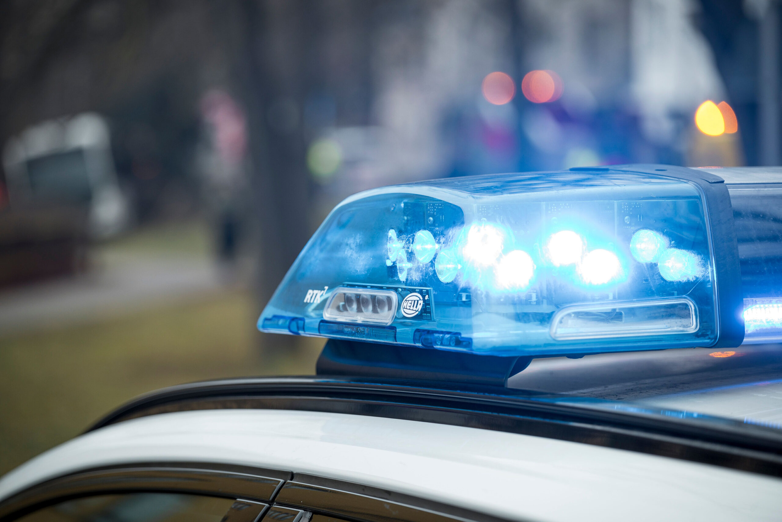 Blaulicht Polizeiauto