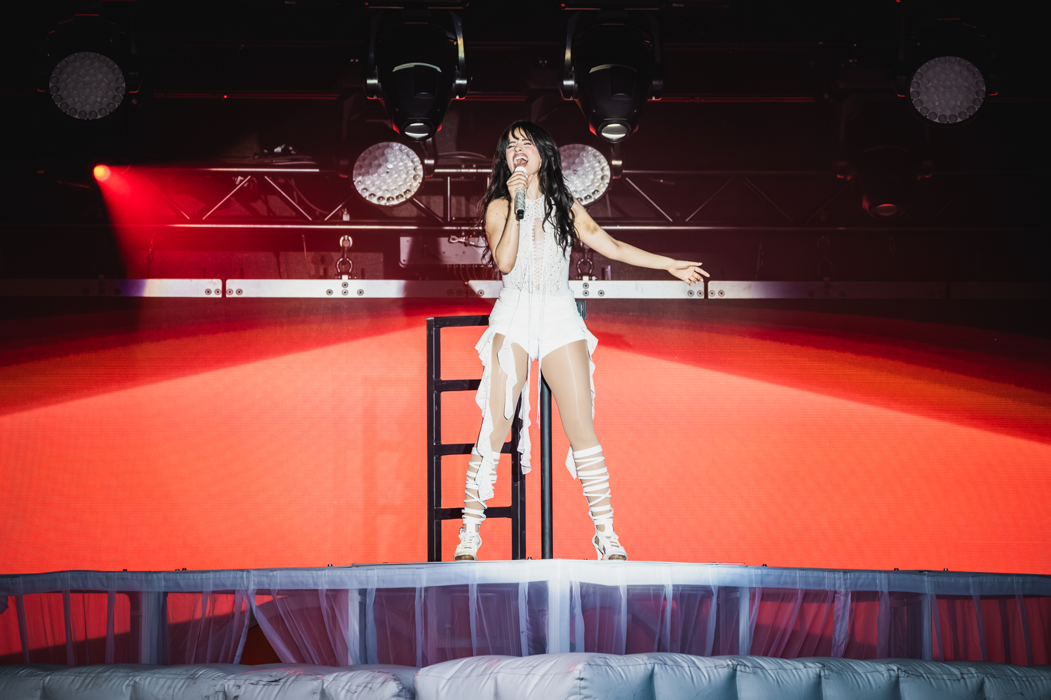 Camila Cabello trat am Mittwochabend beim Open Air im Stadtpark auf.