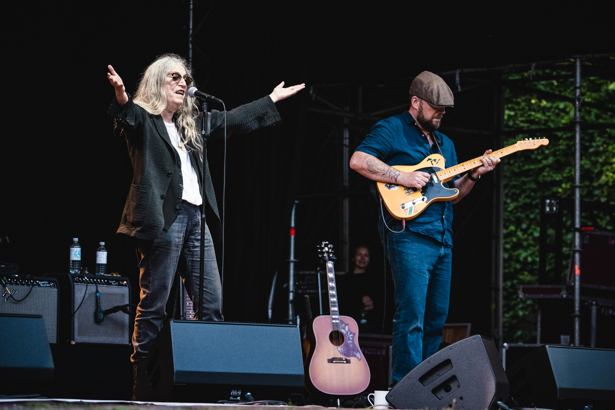 Patti Smith bei ihrem Konzert im Stadtpark.