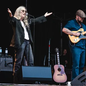 Patti Smith bei ihrem Konzert im Stadtpark.