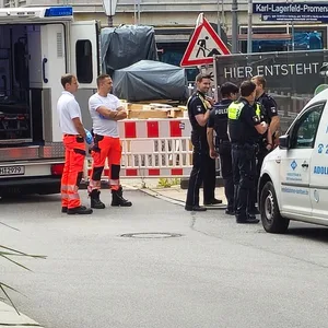 Am Montagvormittag wurde ein Toter in der City gefunden.