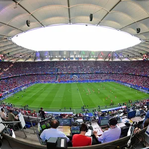 Das Volksparkstadion des HSV