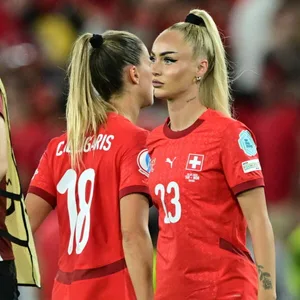 Schweizer Spielerinnen gucken enttäuscht